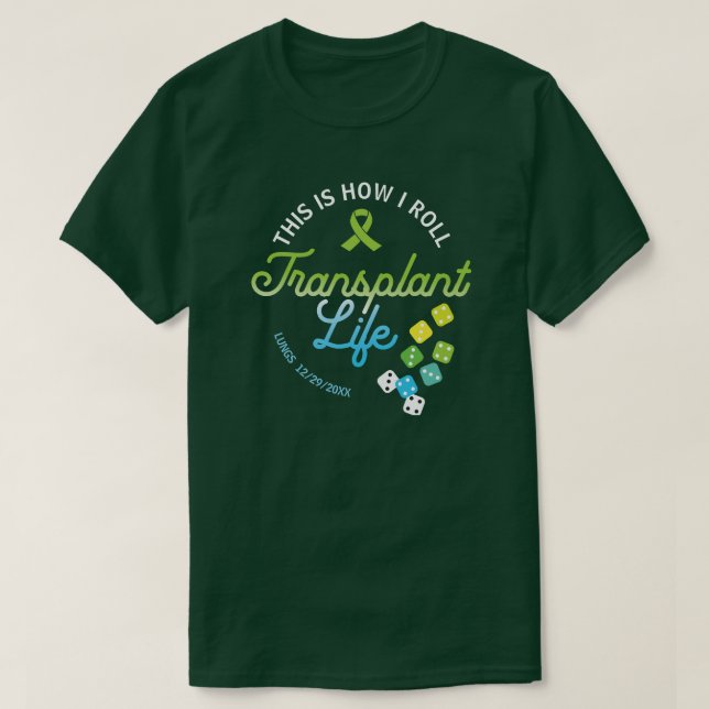 Camiseta É Assim Que Eu Transplante A Vida Personalizada (Frente do Design)