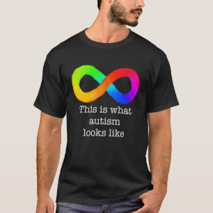 Camiseta É assim que o autismo se parece com roupa autista