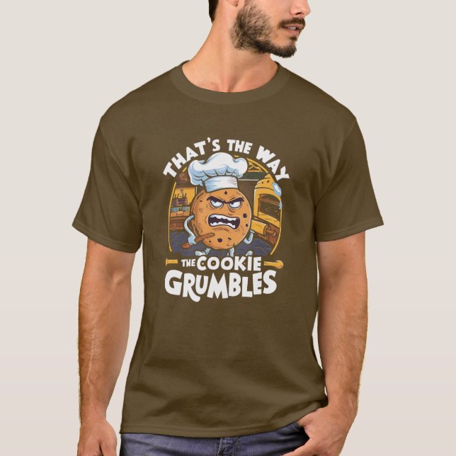 Camiseta É assim que o biscoito grita (Frente)