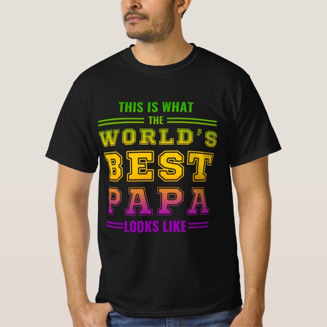 Camiseta é assim que o melhor papa do mundo se parece (Frente)