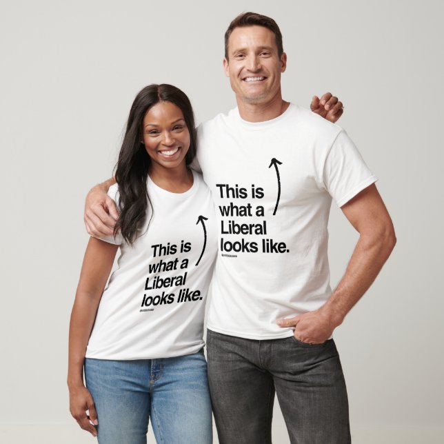 CAMISETA É ASSIM QUE PARECE UM LIBERAL. (Unissex)