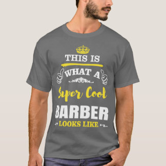 CAMISETA É ASSIM QUE SE PARECE UM BARBER SUPER LEGAL