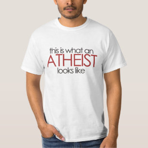 Camiseta É assim que um ateu se parece