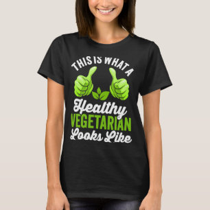 Camiseta É assim que uma Vegetariana Saudável se parece
