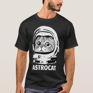 Camiseta E Astronauta De Gato Astrogata E Bonita, Acessível