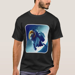Camiseta E Astronauta Lion Space Lion Galaxy