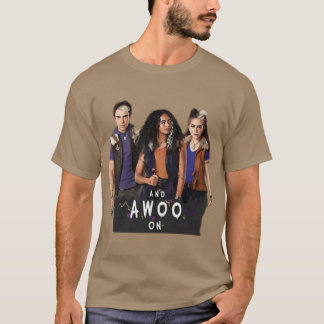 Camiseta E awoo nos zumbis retrô