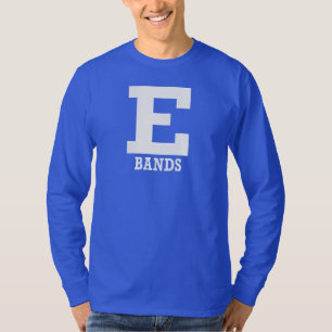 Camiseta E-Banda Mens/Womens Blue Long Sleeve