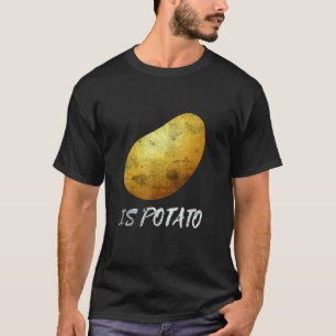Camiseta É Batata Comida Angustiada Vegana Batatas Fritas