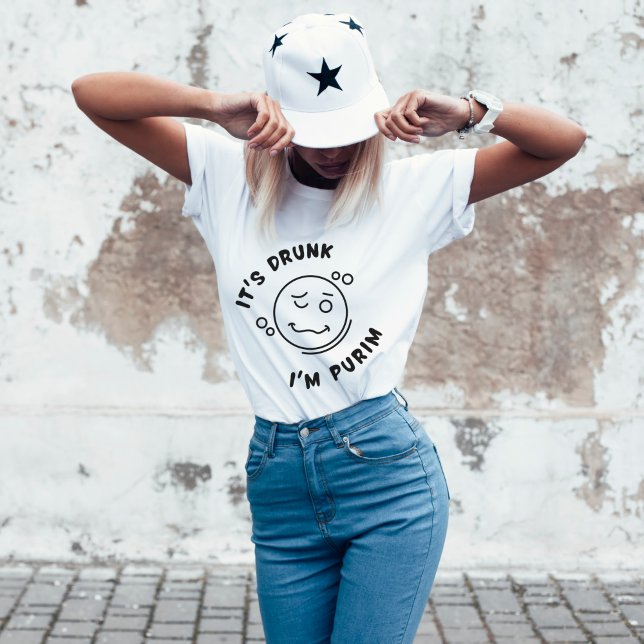 Camiseta É Bebado que eu seja Engraçado (Criador carregado)