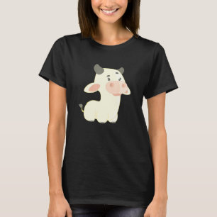 Camiseta E Bebe Vaca de Fazenda Fofo