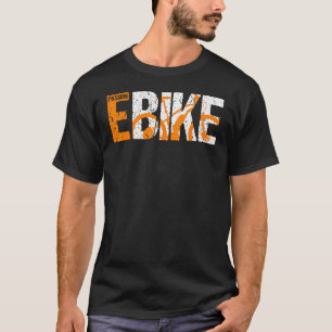 Camiseta E-Bike Electric Bicycle Pedelec Gift