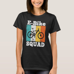 Camiseta E Bike Squad EBike Team E Biking Retro E Bike