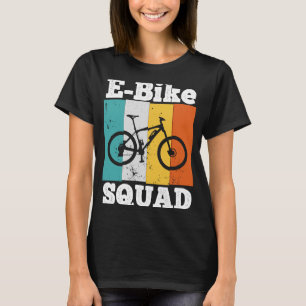 Camiseta E Bike Squad EBike Team E Biking Retro E Bike
