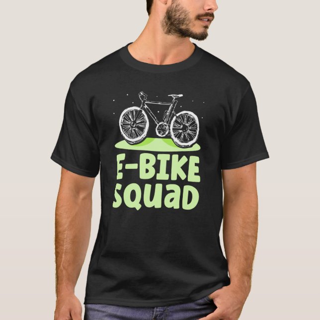 Camiseta E Bike Squad Electric Bikist Biking (Frente)