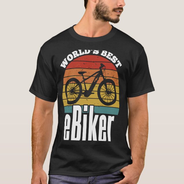 Camiseta E Biking   Greatest E Biker Appreciation E Bike (Frente)