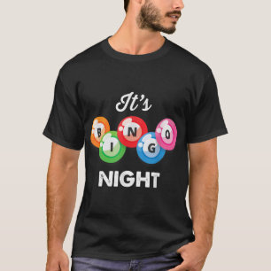 Camiseta É Bingo Night Womens Engraçado Jogador de Bingo Lo