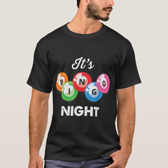 Camiseta É Bingo Night Womens Engraçado Jogador de Bingo Lo (Frente)