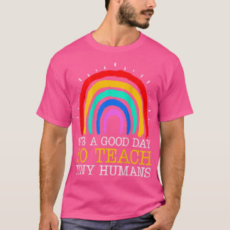 Camiseta É Bom Dia Ensinar Pequenos Cuidados Humanos