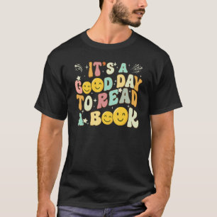 Camiseta É Bom Dia Ler Biblioteca De Livros Lendo 7