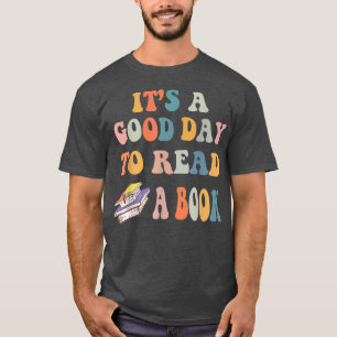Camiseta É Bom Dia Ler Biblioteca Engraçada De Livro Lendo