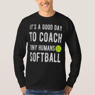 Camiseta É Bom Dia Treinar Pequenos Humanos Crianças de Sof
