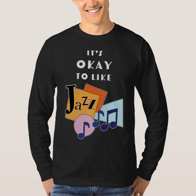 Camiseta É bom gostar do Jazz V.2 (Frente)