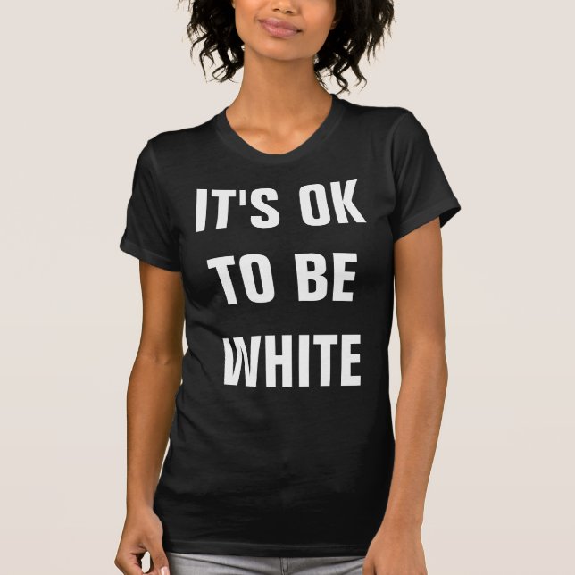 CAMISETA É BOM SER BRANCO (Frente)