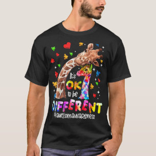 Camiseta É bom ser diferente de conscientização do autismo
