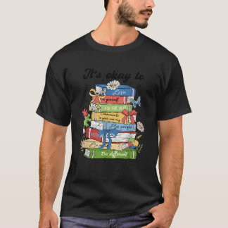 Camiseta É bom ser diferente de conscientização sobre o Aut