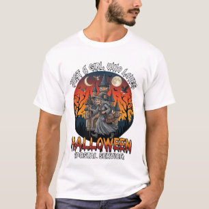 Camiseta É Bruxaria de Halloween Todos Fazem Cena Postal Wo