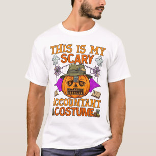 Camiseta É Calculadora de Abobora de Fantasia de Contador A