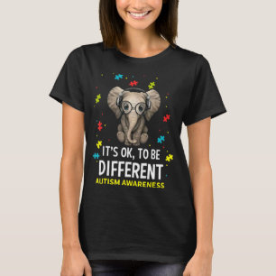 Camiseta É certo ser diferente a consciência do autismo dos