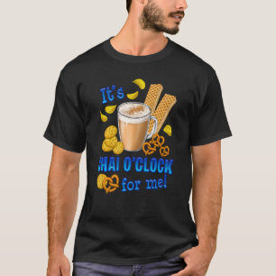 Camiseta É Chai O Clock Engraçado Café Tea Beber