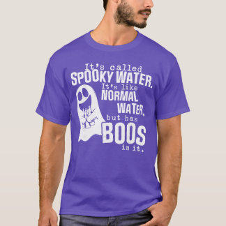 Camiseta É chamado de Água Assustadora É como Água Normal M