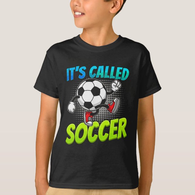Camiseta É chamado futebol Desenho engraçado estilo graffit (Frente)