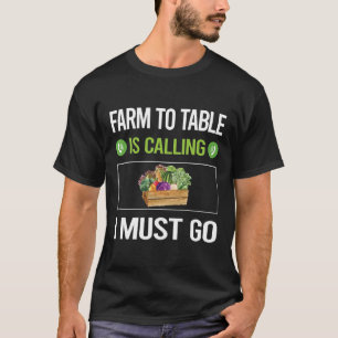 Camiseta É Chamar Fazenda Para a Mesa