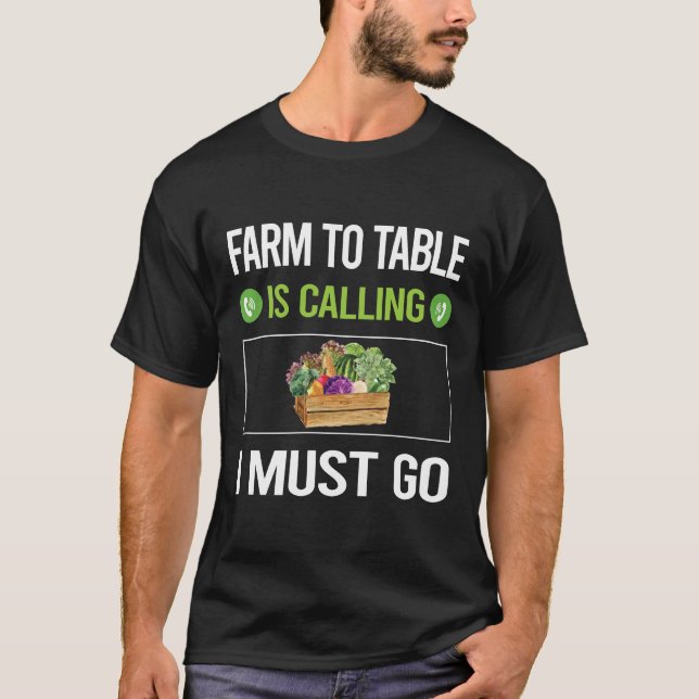 Camiseta É Chamar Fazenda Para a Mesa (Frente)