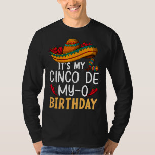 Camiseta É Cinco de Mayo Aniversário para Mens Mulheres 5 D