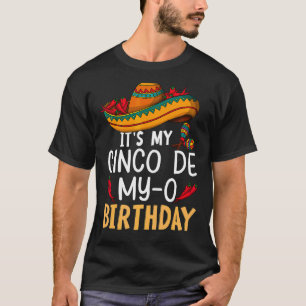 Camiseta É Cinco de Mayo Aniversário para Mens Mulheres 5 D