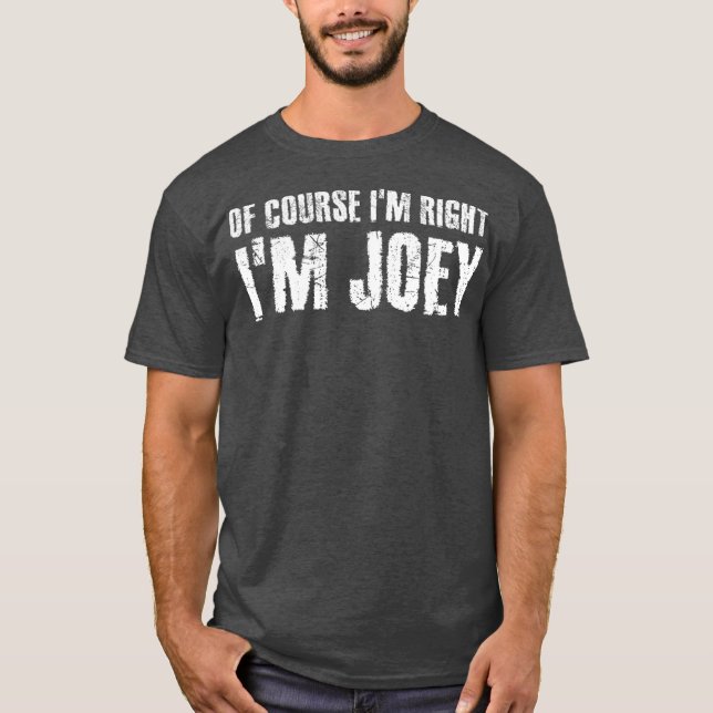 Camiseta É CLARO QUE EU TENHO DIREITO, EU JOEY Engraçado Pe (Frente)