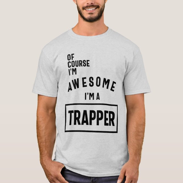 Camiseta É claro que sou incrível Sou um título de trabalho (Frente)