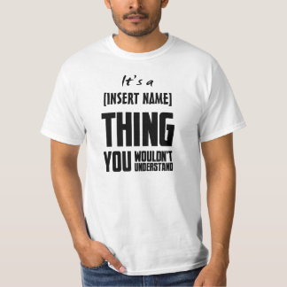 Camiseta É COISA de A [nome da inserção]