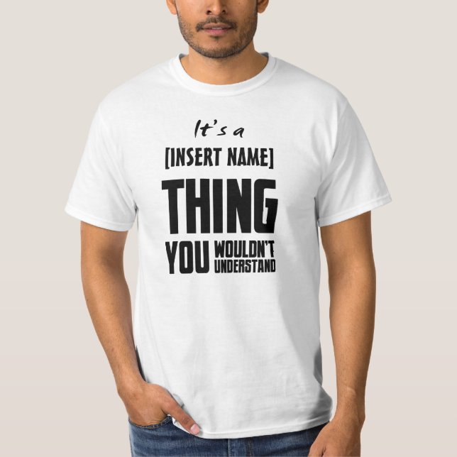 Camiseta É COISA de A [nome da inserção] (Frente)