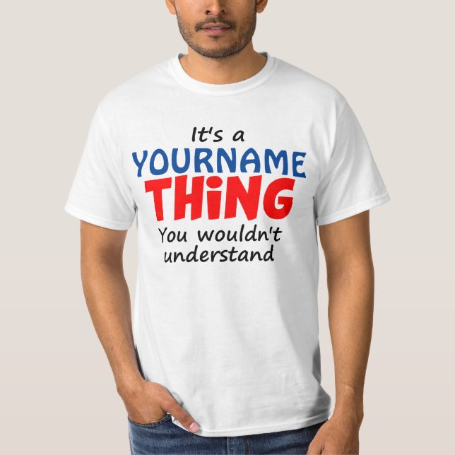 Camiseta É COISA de A [NOME FEITO SOB ENCOMENDA] (Frente)