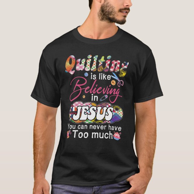 Camiseta É Como Acreditar Em Jesus Que Nunca Se Pode (Frente)