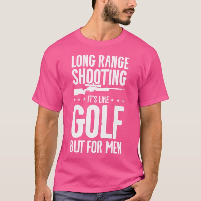 Camiseta É Como Golfe Mas Para Homens (Frente)