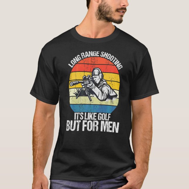 Camiseta É como Golfe, mas para homens Ret (Frente)