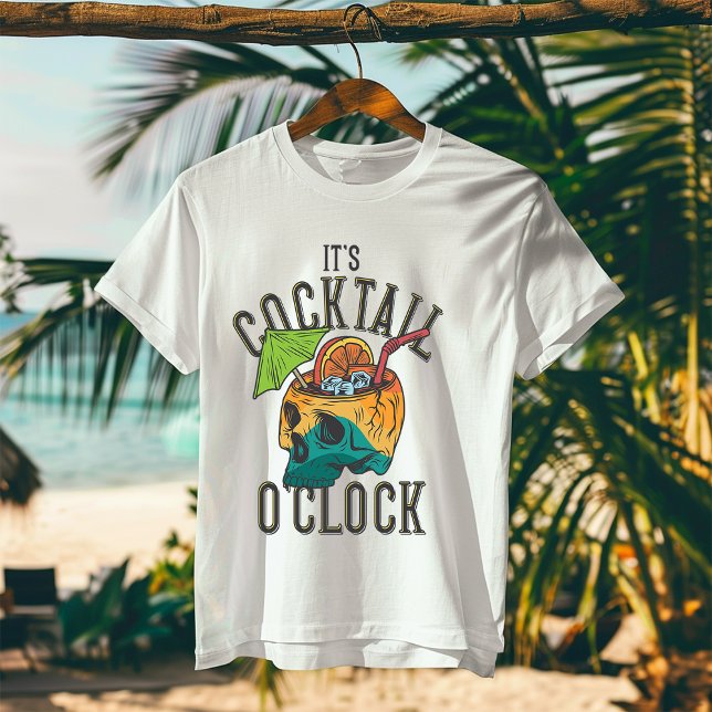 Camiseta É coquetel O'clock T-Shirt (Criador carregado)
