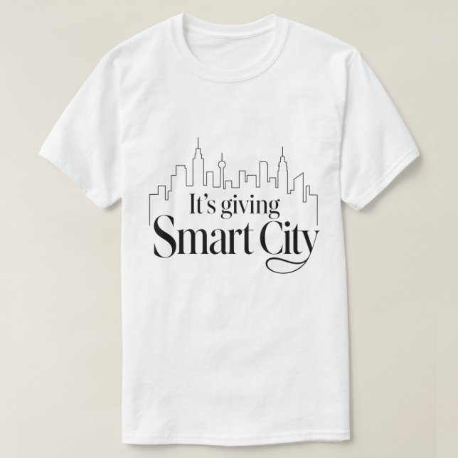 Camiseta É Dando Cidade Inteligente (Frente do Design)